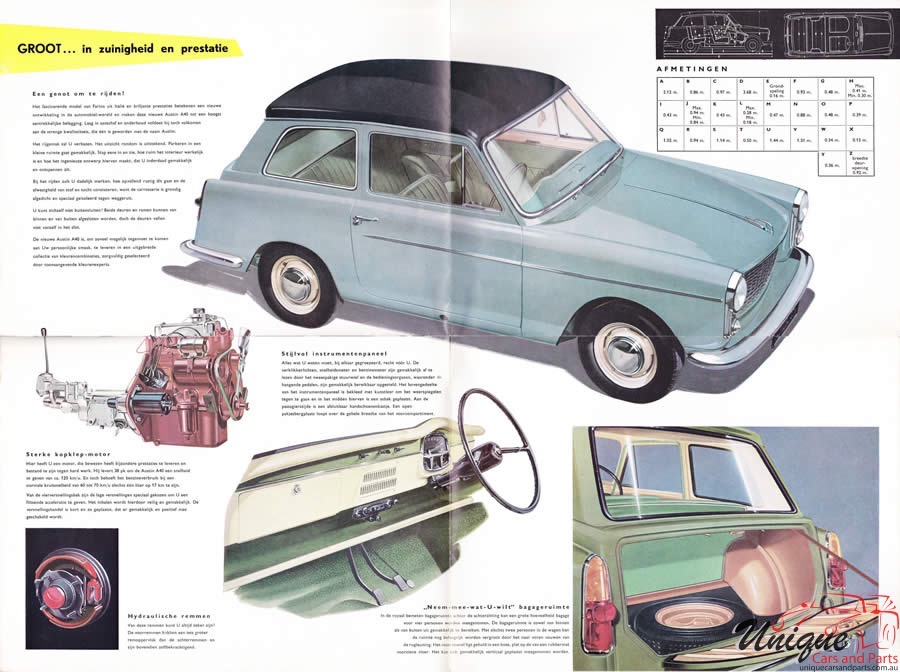 1959 Austin A40 (Netherlands) Brochure Page 6